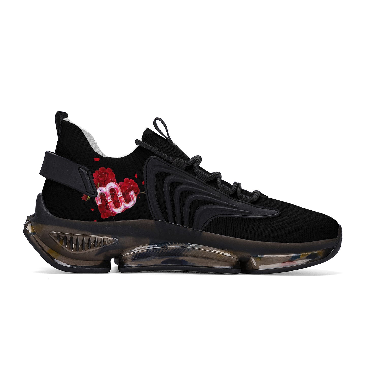 Money Bushae Valentine SF_S36 Air Max React Sneakers - Black