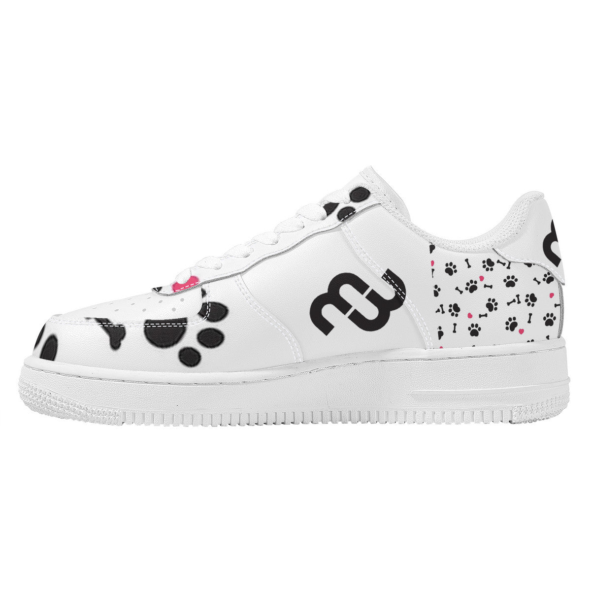 Money Bushae SF_F8 Low Top Unisex Sneaker puppy paws