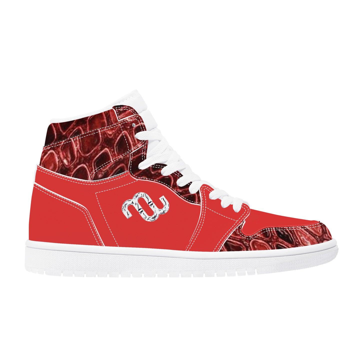 Money Bushae D17 High Top Synthetic Leather Sneaker