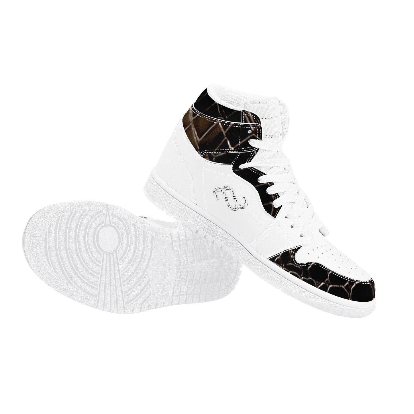 Money Bushae D17 High Top Synthetic Leather Sneaker