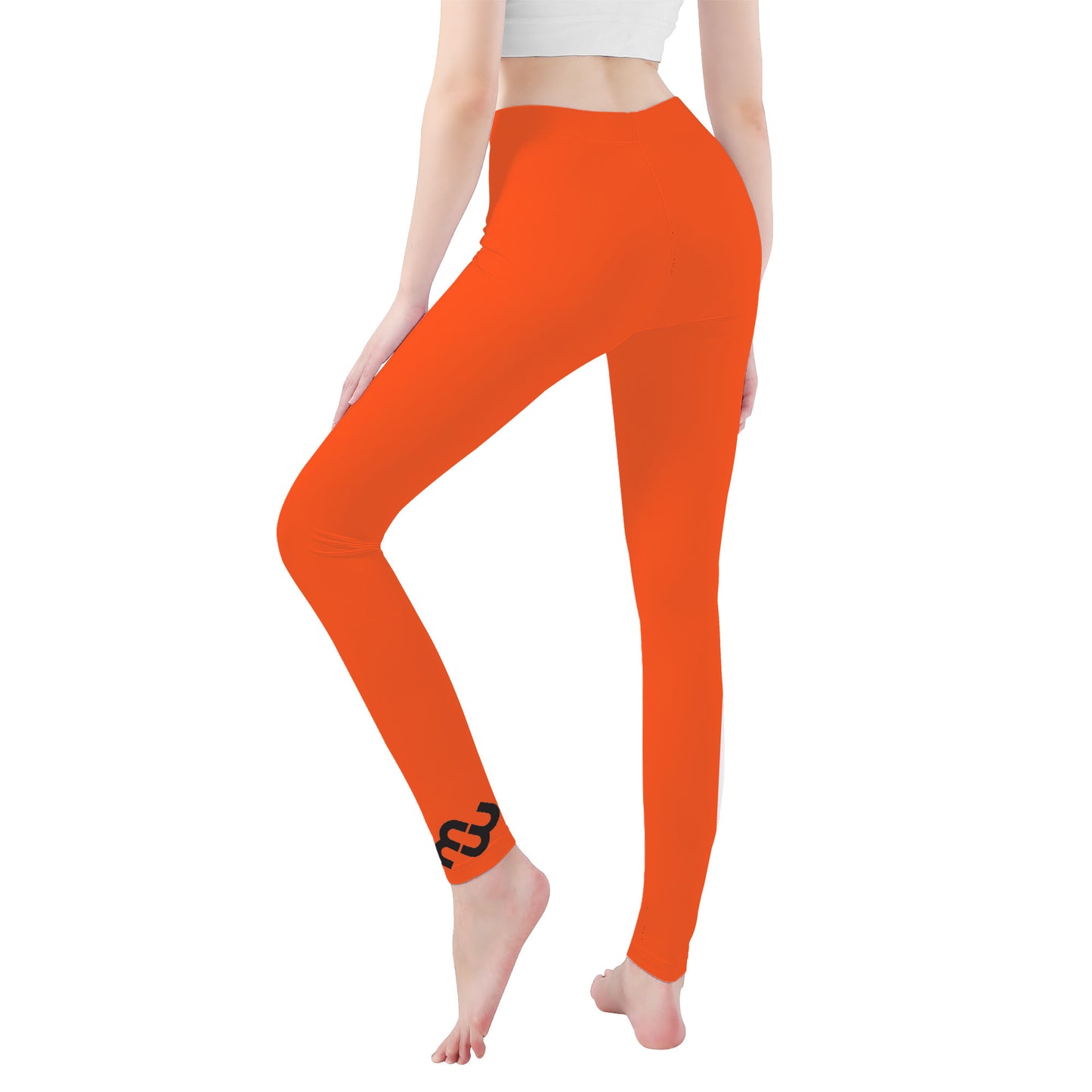 Money Bushae D48 Orange Yoga Leggings