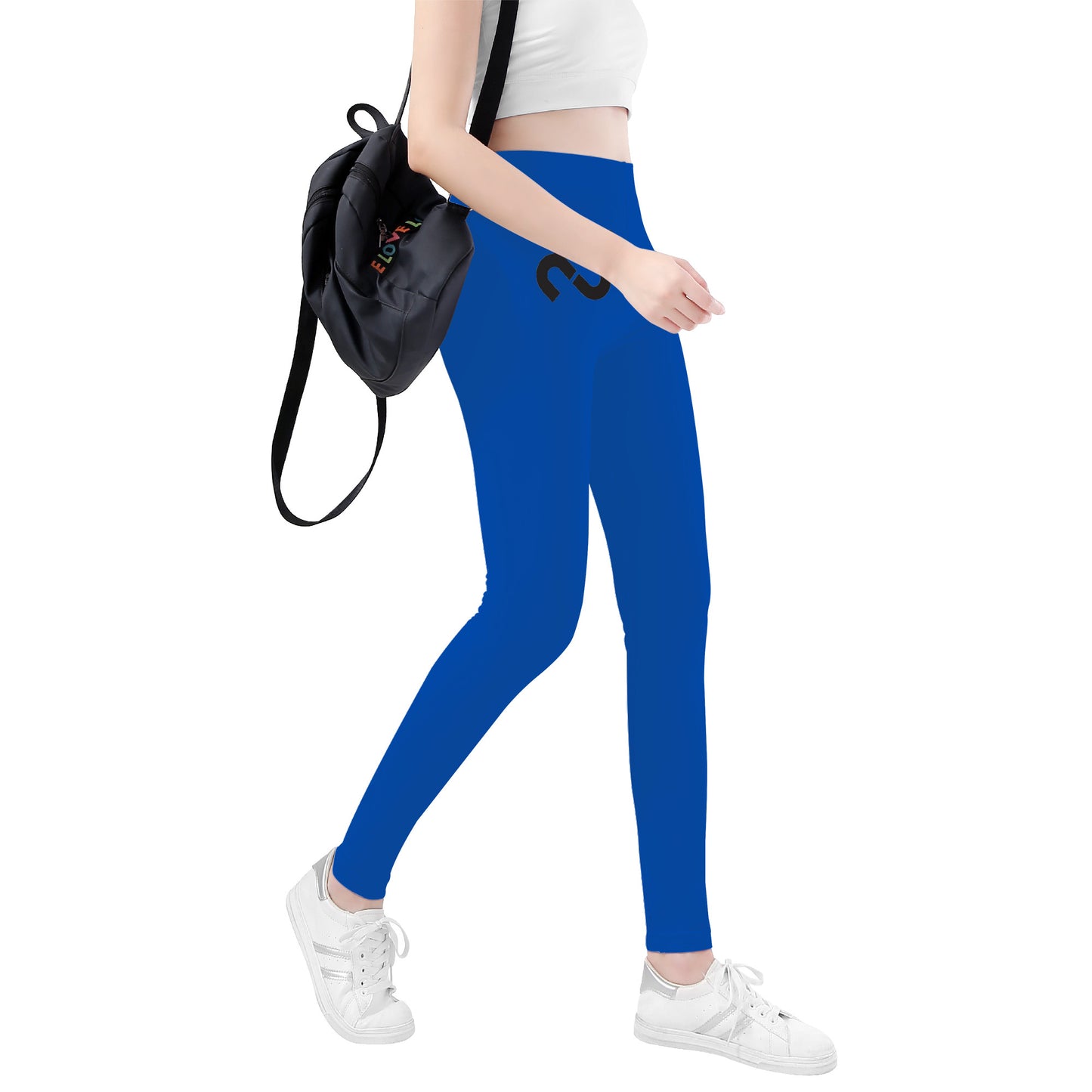 Money Bushae D48 Blue Yoga Leggings