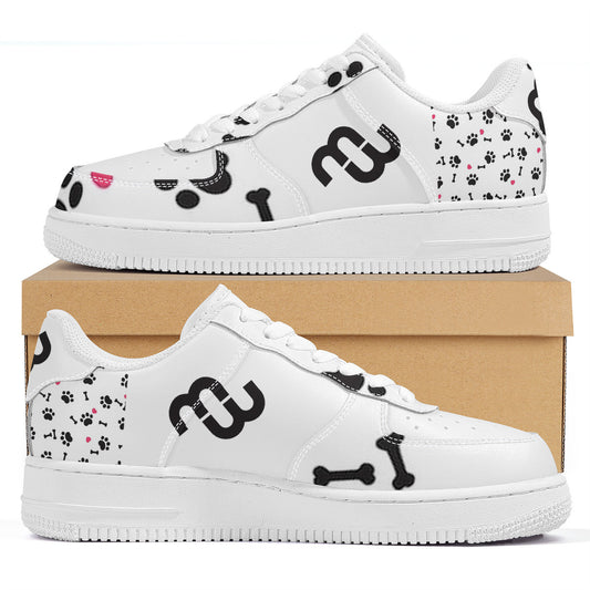 Money Bushae SF_F8 Low Top Unisex Sneaker puppy paws