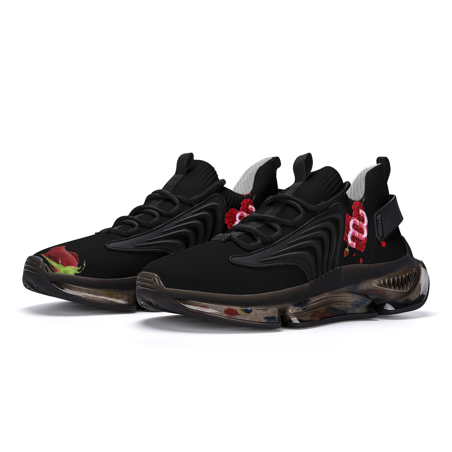 Money Bushae Valentine SF_S36 Air Max React Sneakers - Black