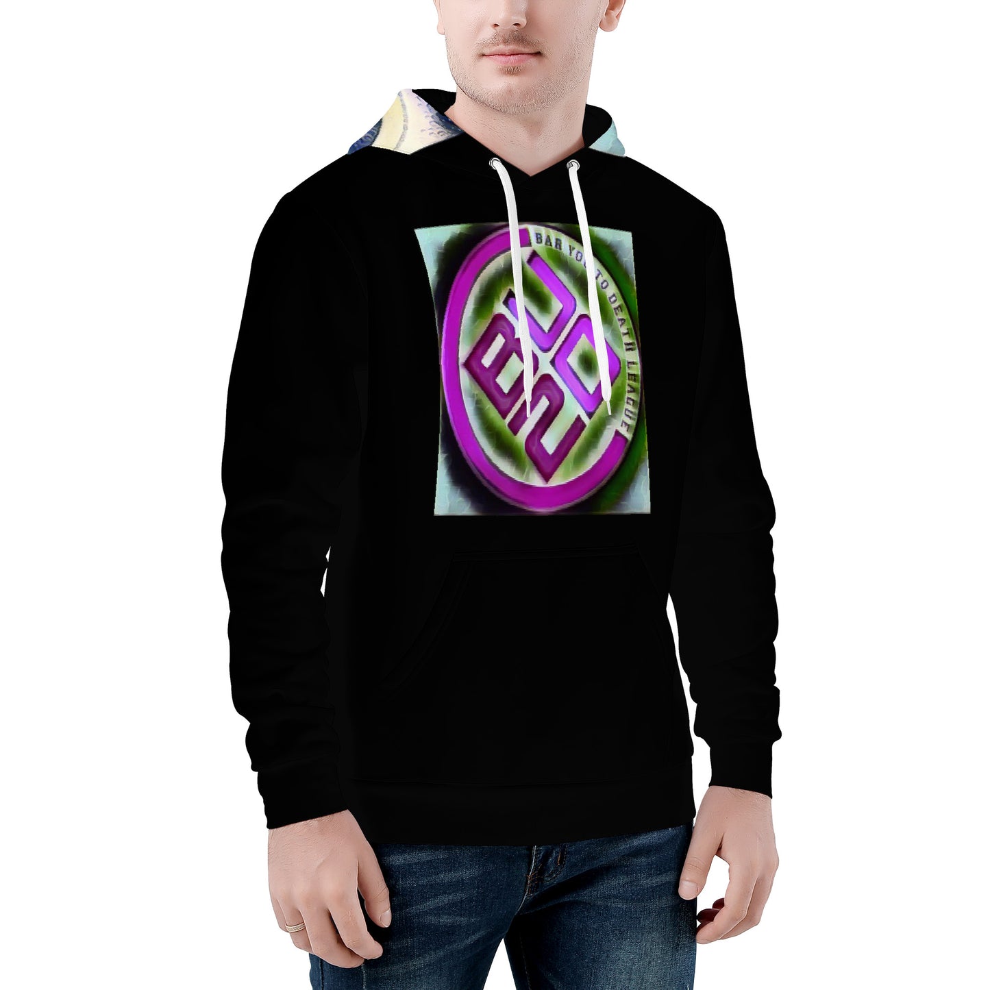 Baryoutoodeath Men's All Over Print Hoodie