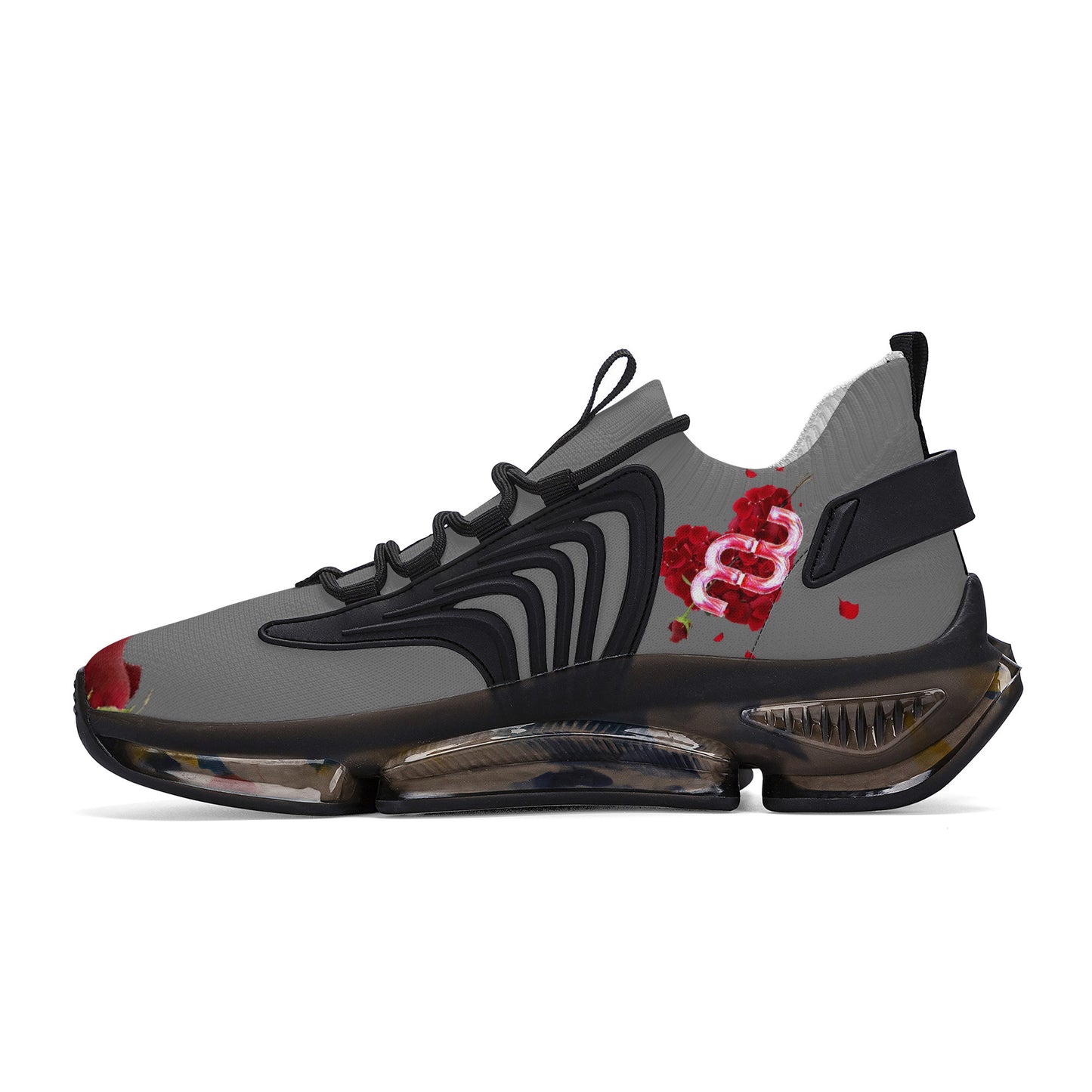 Money Bushae Valentine SF_S36 Air Max React Sneakers - Black