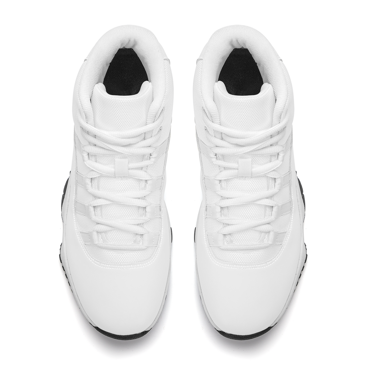 Money Bushae SF_S38 High Top Air Retro Sneakers - White