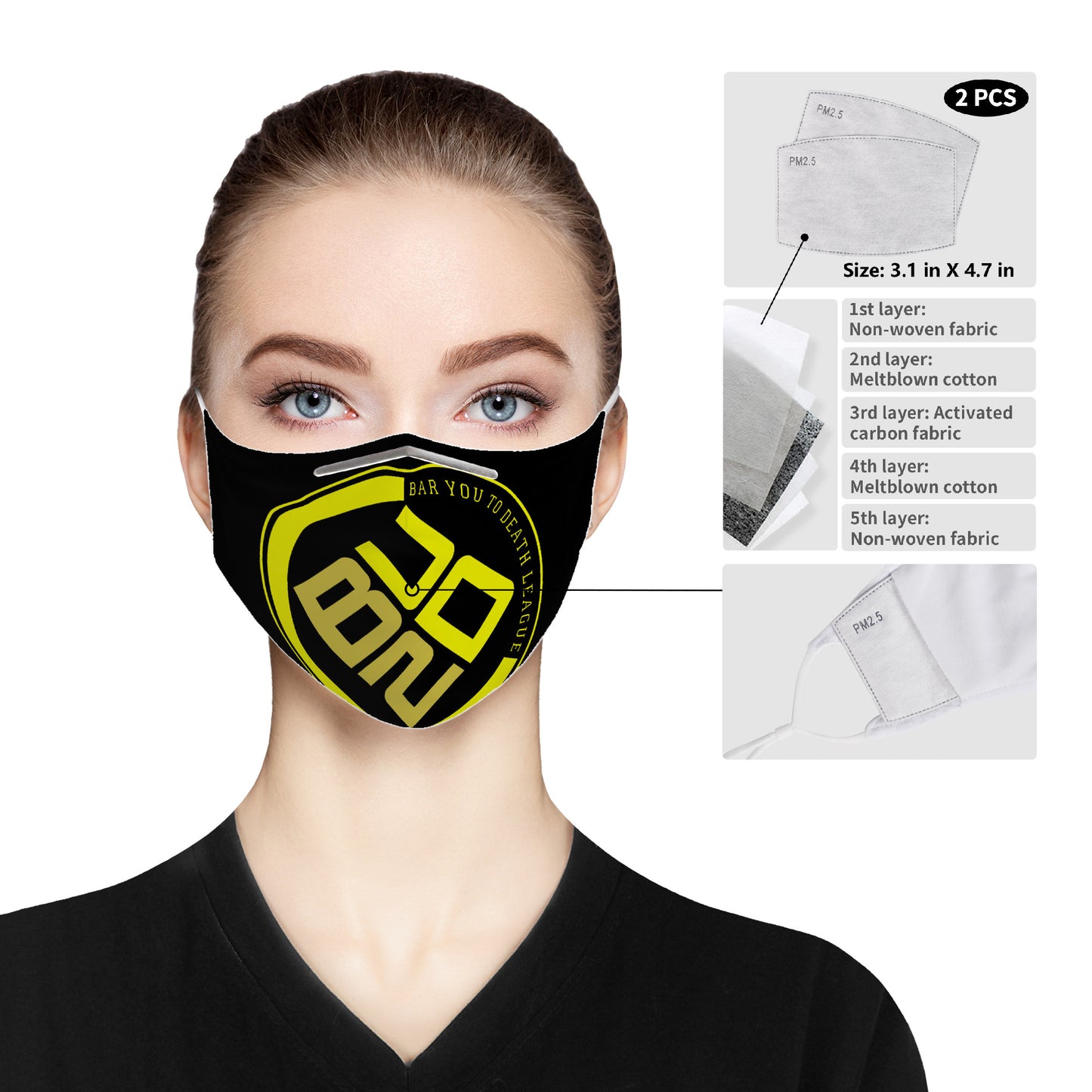 BU2D D8 Cloth Face Mask