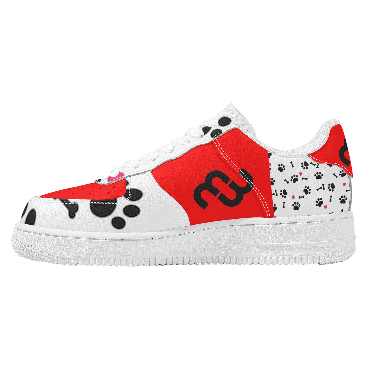 Money Bushae SF_F8 Low Top Unisex Sneaker puppy paws