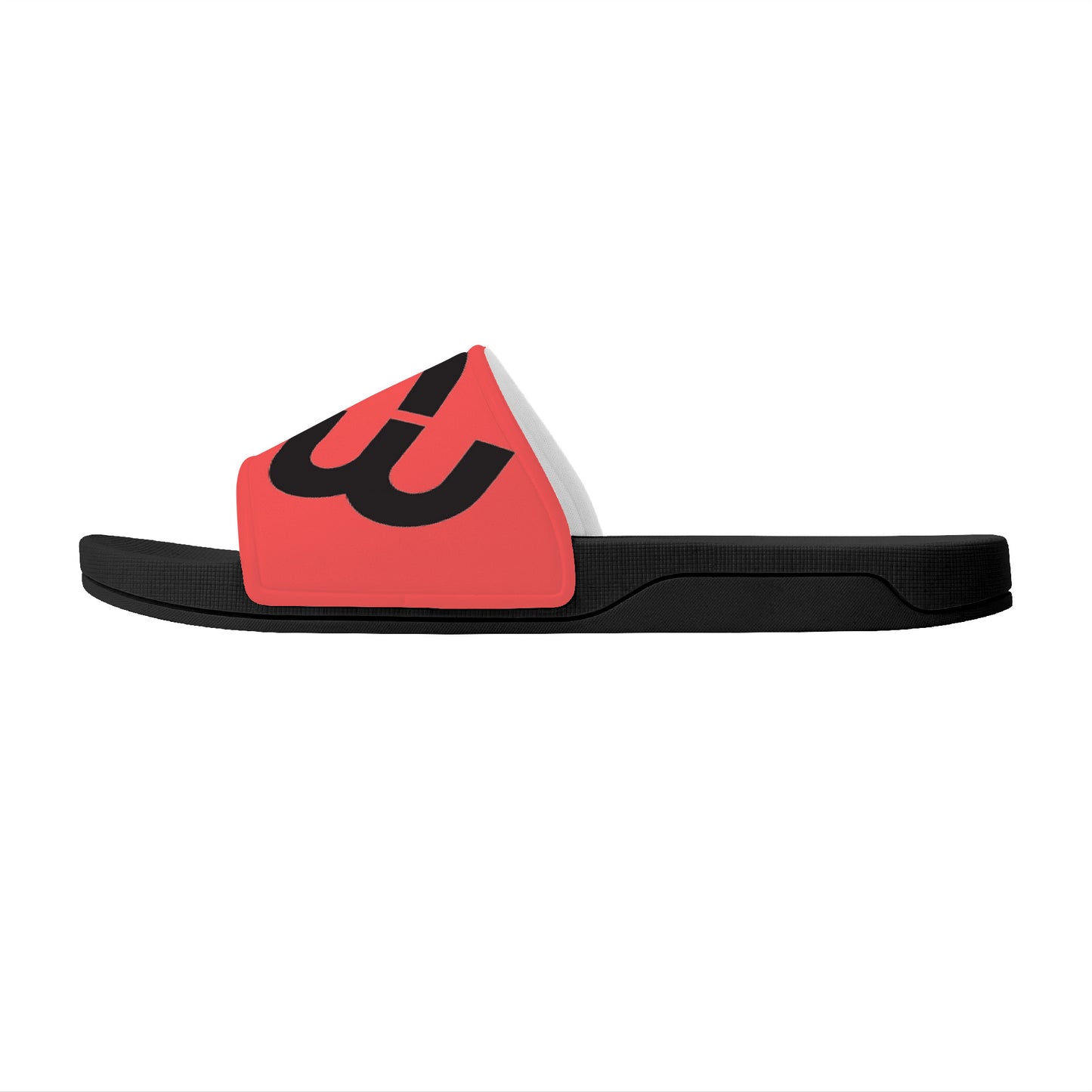 Money Bushae D30 Slide Sandals - Black and Red
