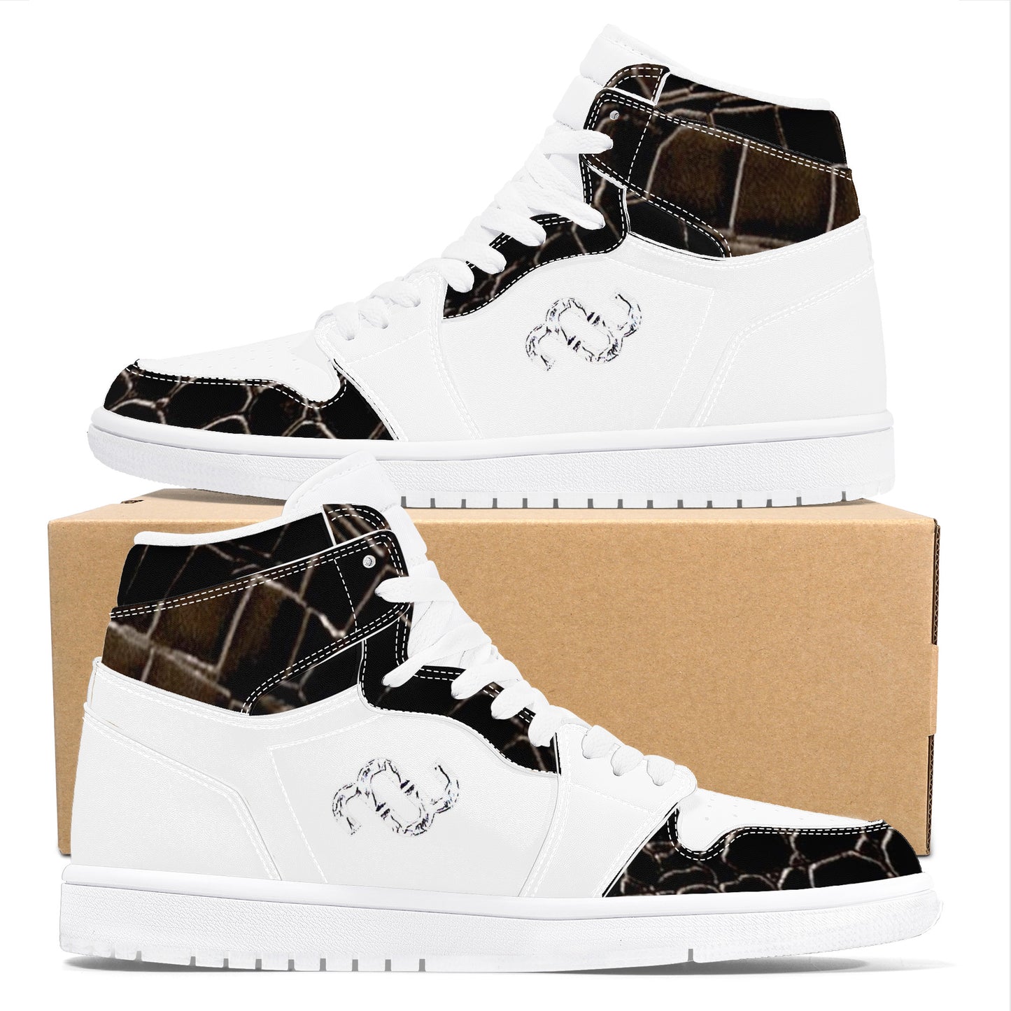 Money Bushae D17 High Top Synthetic Leather Sneaker