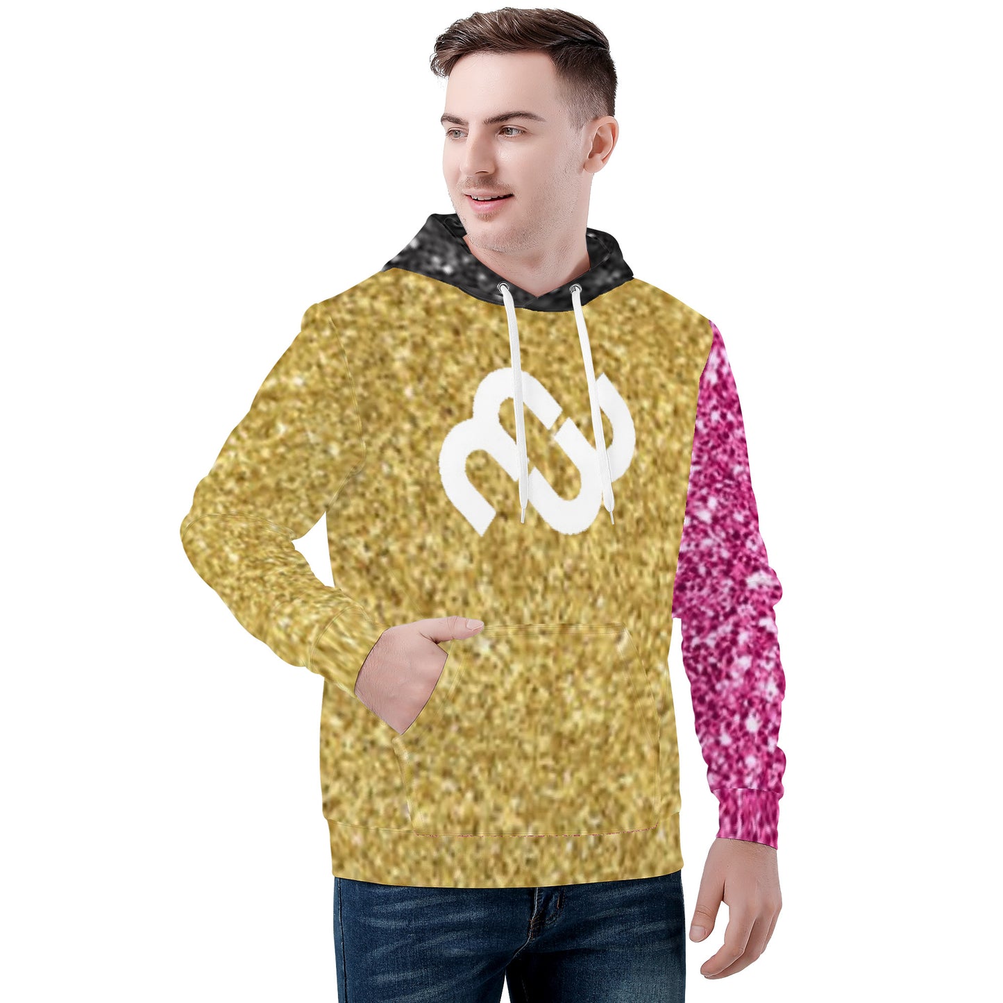 Money Bushae D55 Men's All Over Print Hoodie