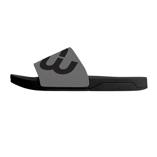 Money Bushae D30 Slide Sandals - Black and Grey