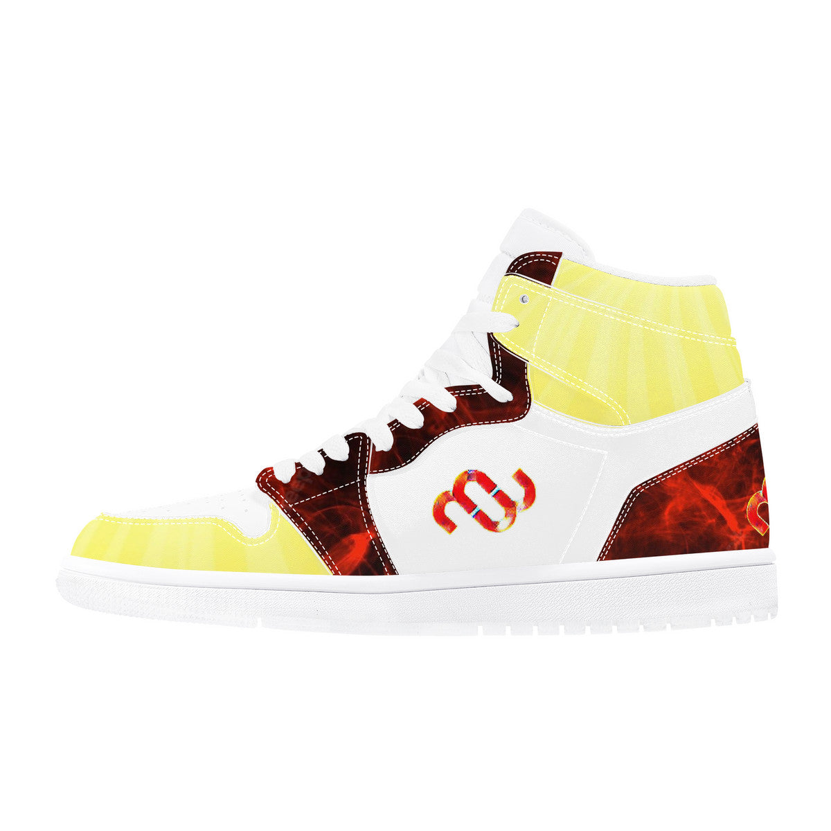 Money Bushae D17 High Top Synthetic Leather Sneaker