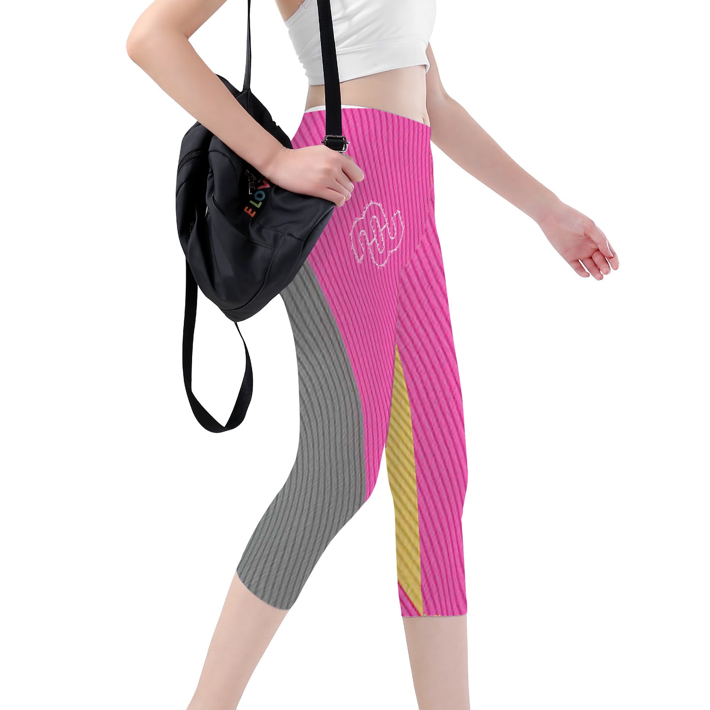 Money Bushae D47  Capri Yoga Leggings