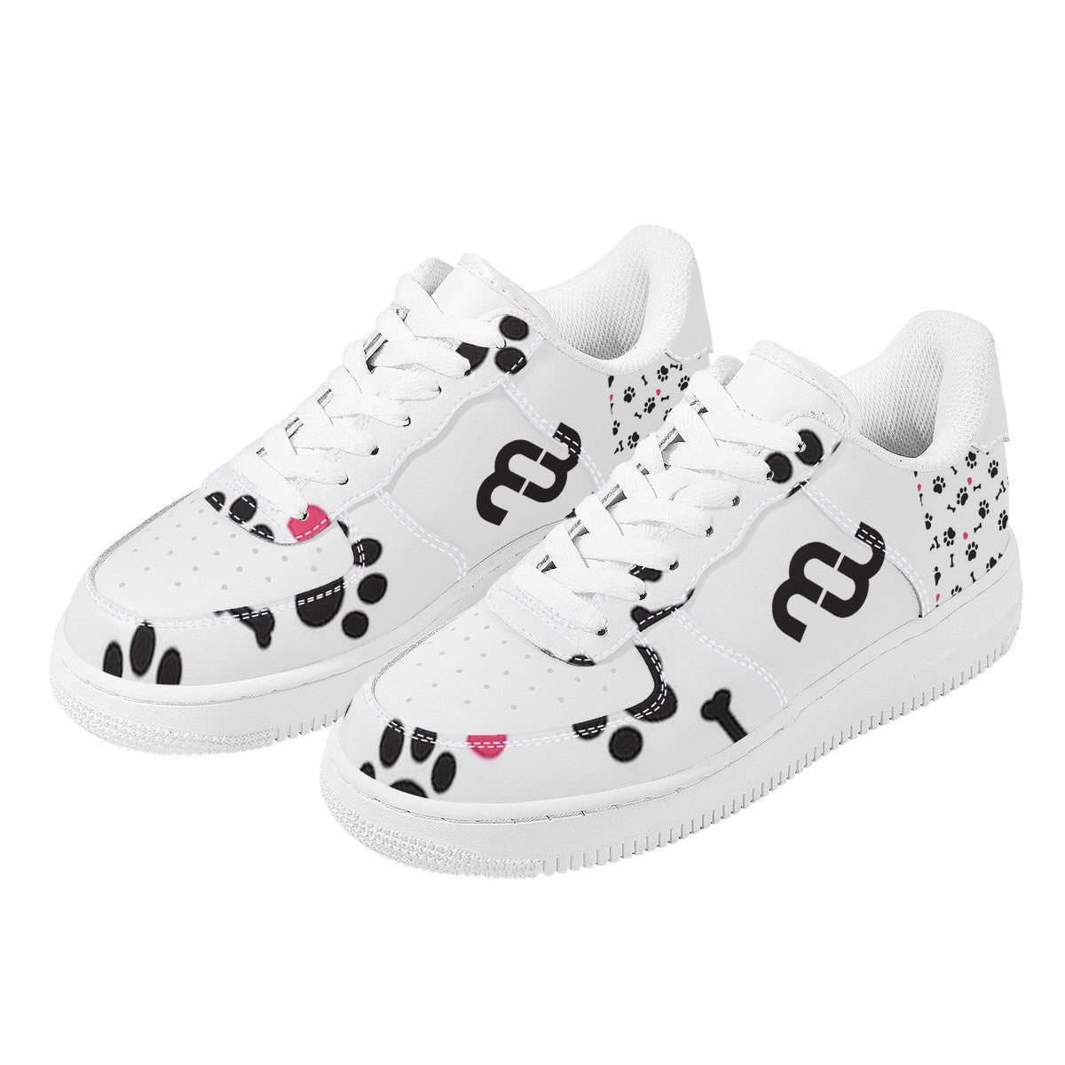 Money Bushae SF_F8 Low Top Unisex Sneaker puppy paws