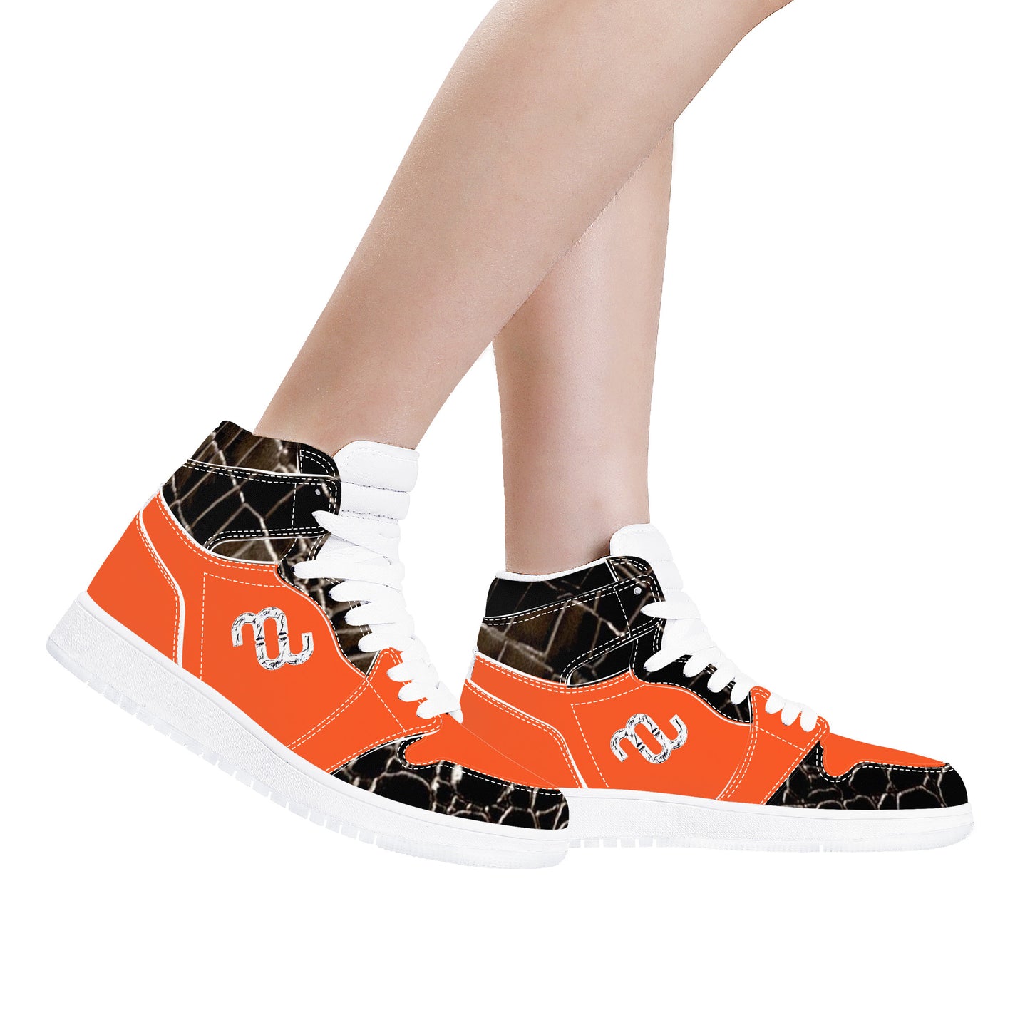 Money Bushae D17 High Top Synthetic Leather Sneaker