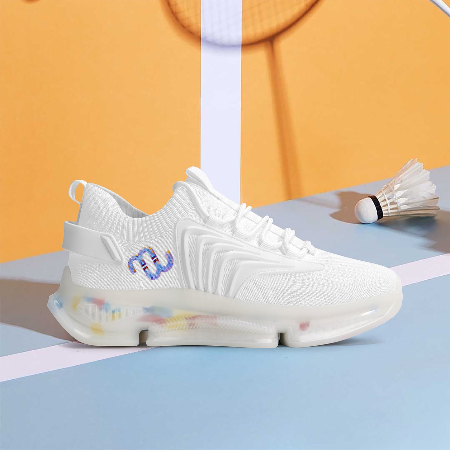 Money Bushae SF_S35 Air Max React Sneakers - White