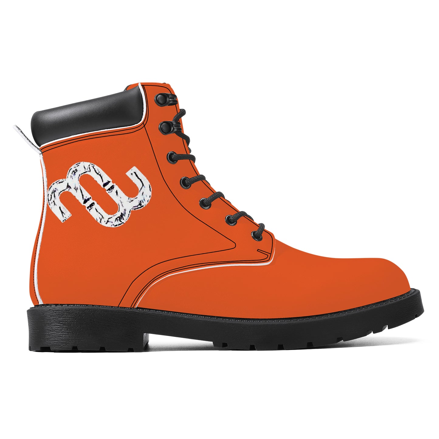 Money Bushae D20 Synthetic Leather Boots orange