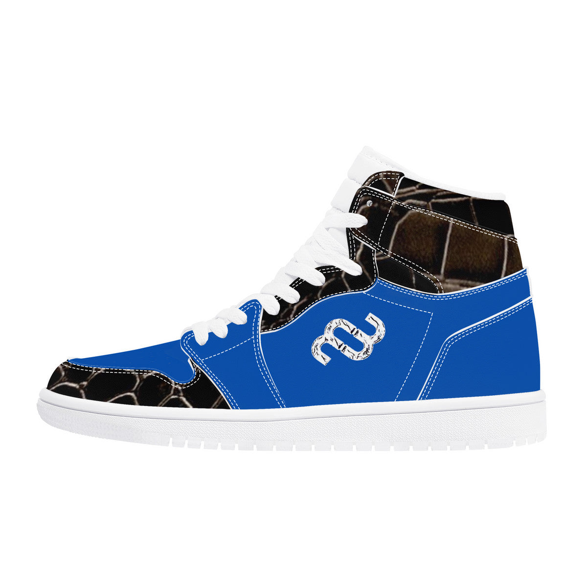 Money Bushae D17 High Top Synthetic Leather Sneaker