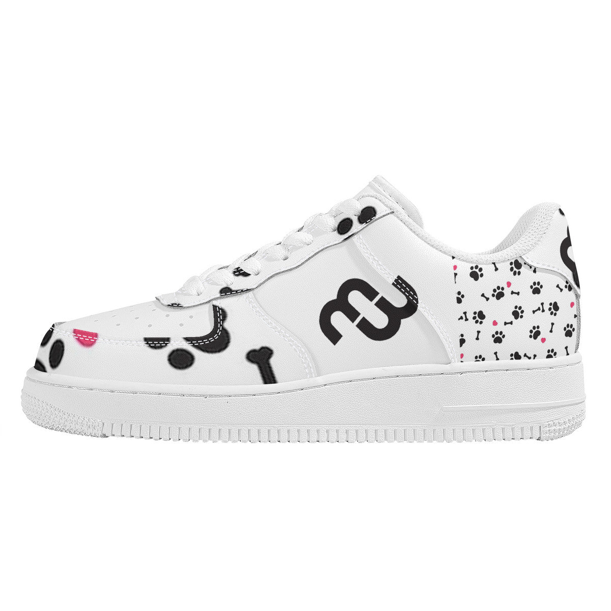 Money Bushae SF_F8 Low Top Unisex Sneaker puppy paws