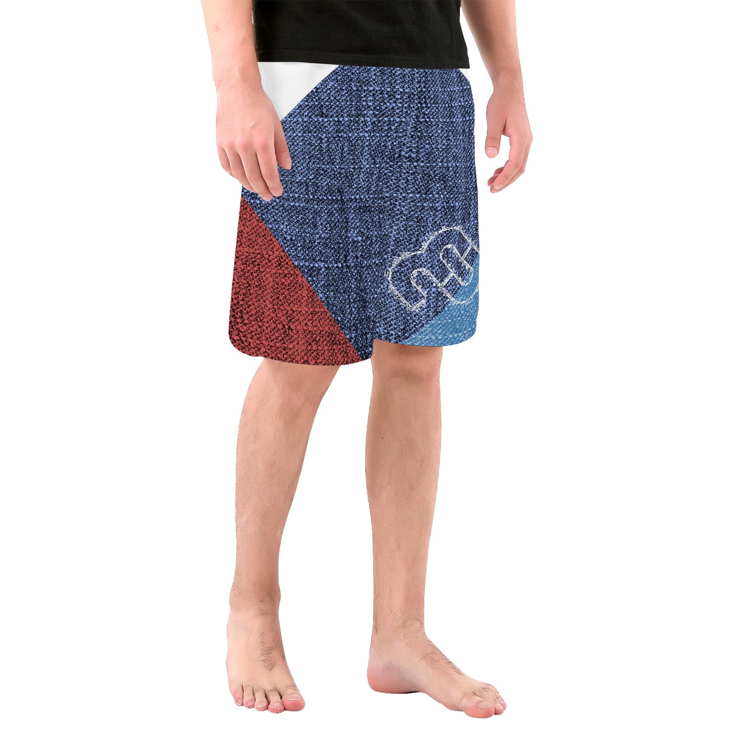 Denim Money Bushae SF_D95 Men's  Board Shorts