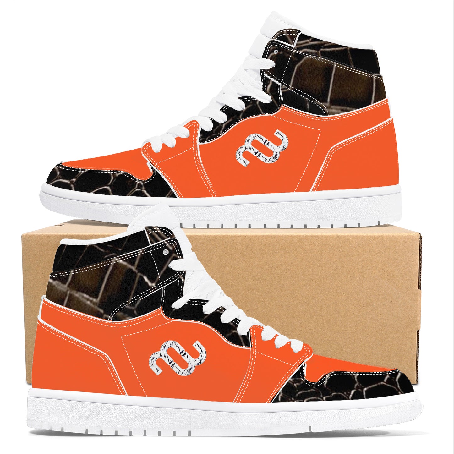 Money Bushae D17 High Top Synthetic Leather Sneaker