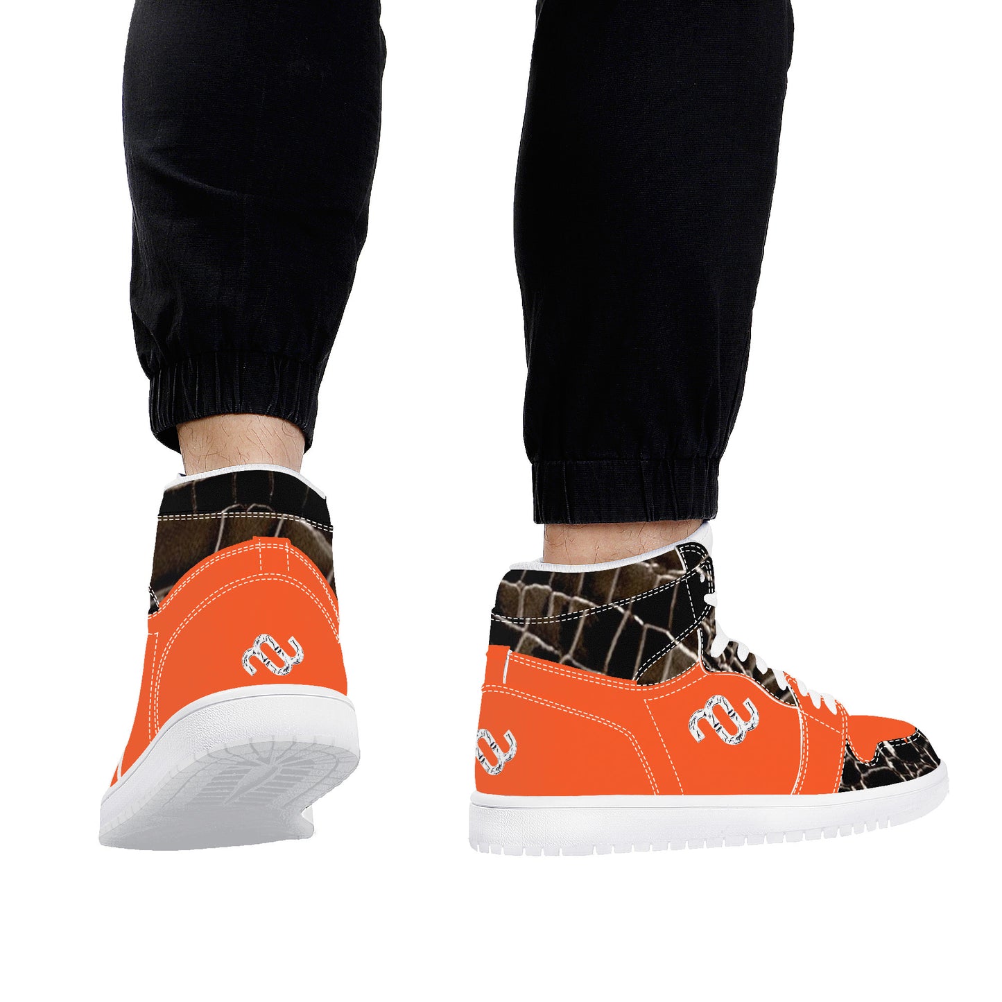 Money Bushae D17 High Top Synthetic Leather Sneaker