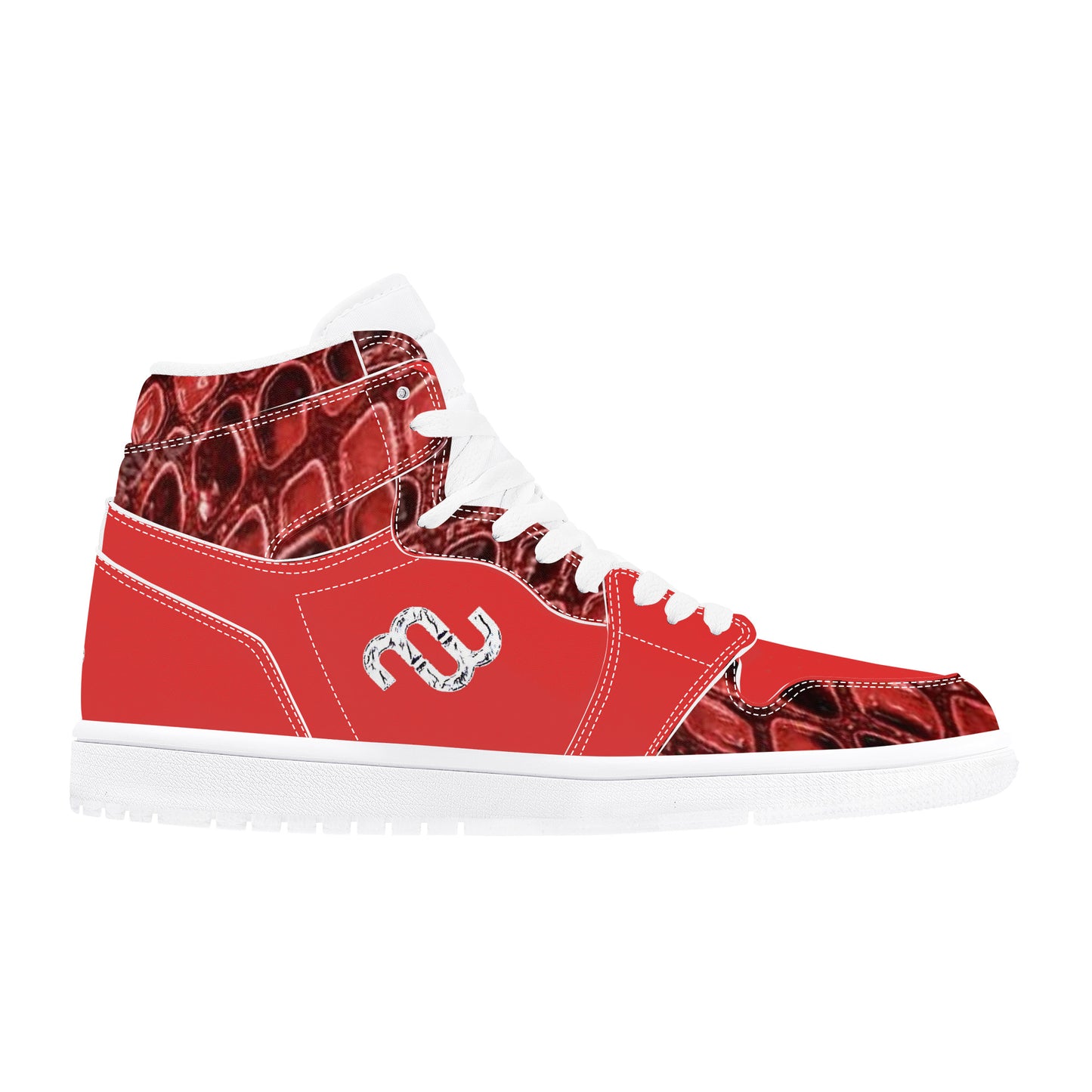 Money Bushae D17 High Top Synthetic Leather Sneaker
