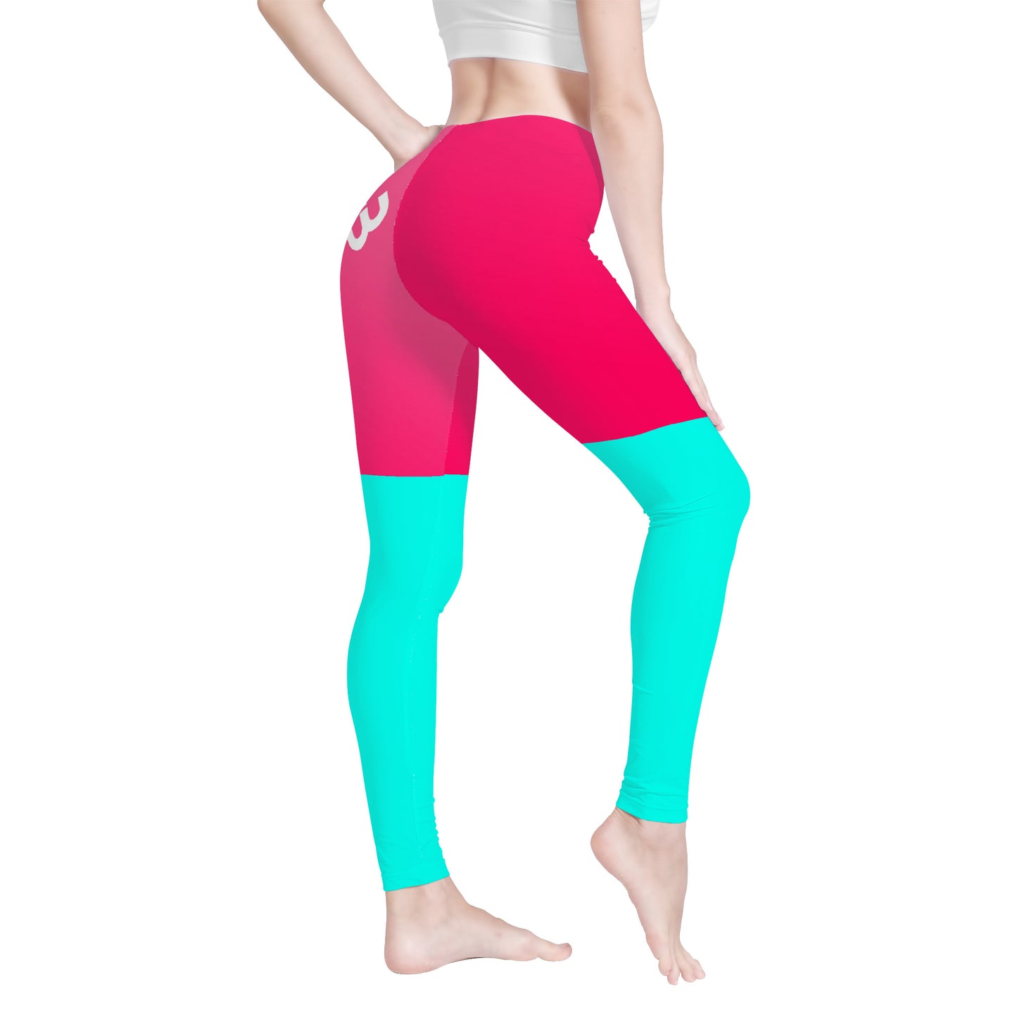 Money Bushae D48 All-Over Print Yoga Leggings