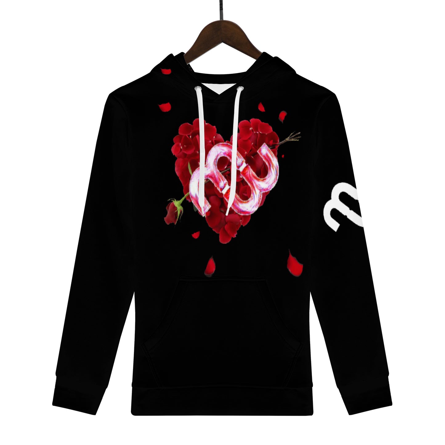 Money Bushae Valentine D55 Men's All Over Print Hoodie