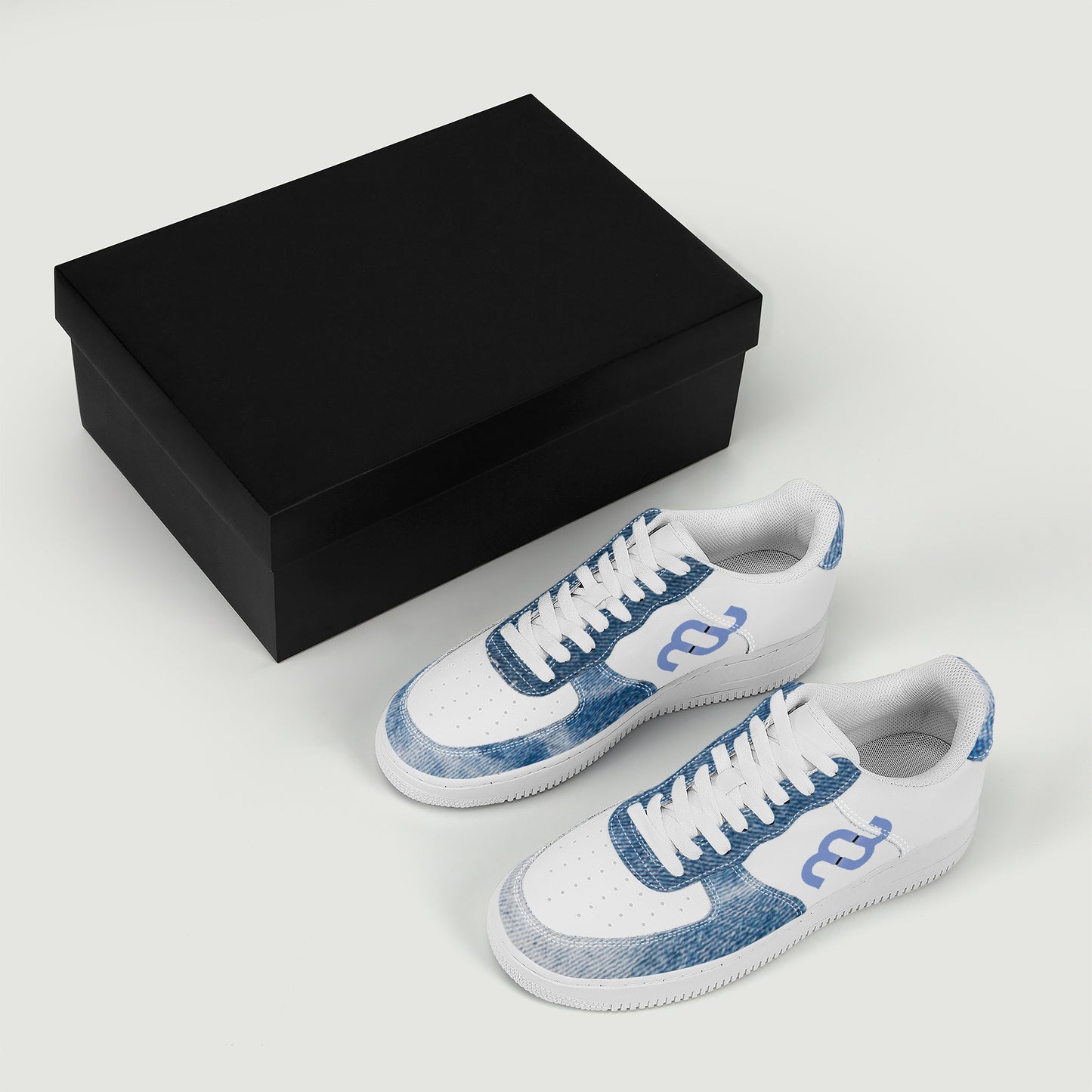 Money Bushae Denim SF_F8 Low Top Unisex Sneaker