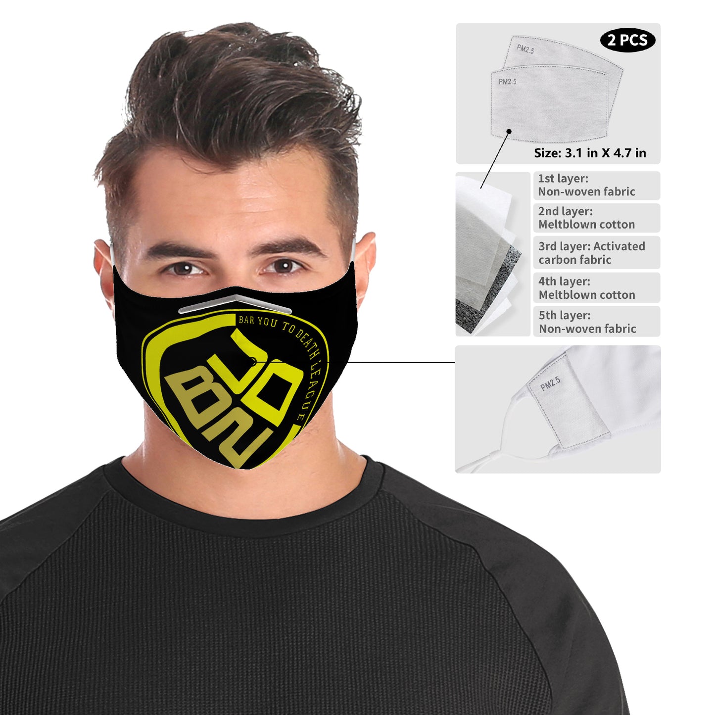 BU2D D8 Cloth Face Mask