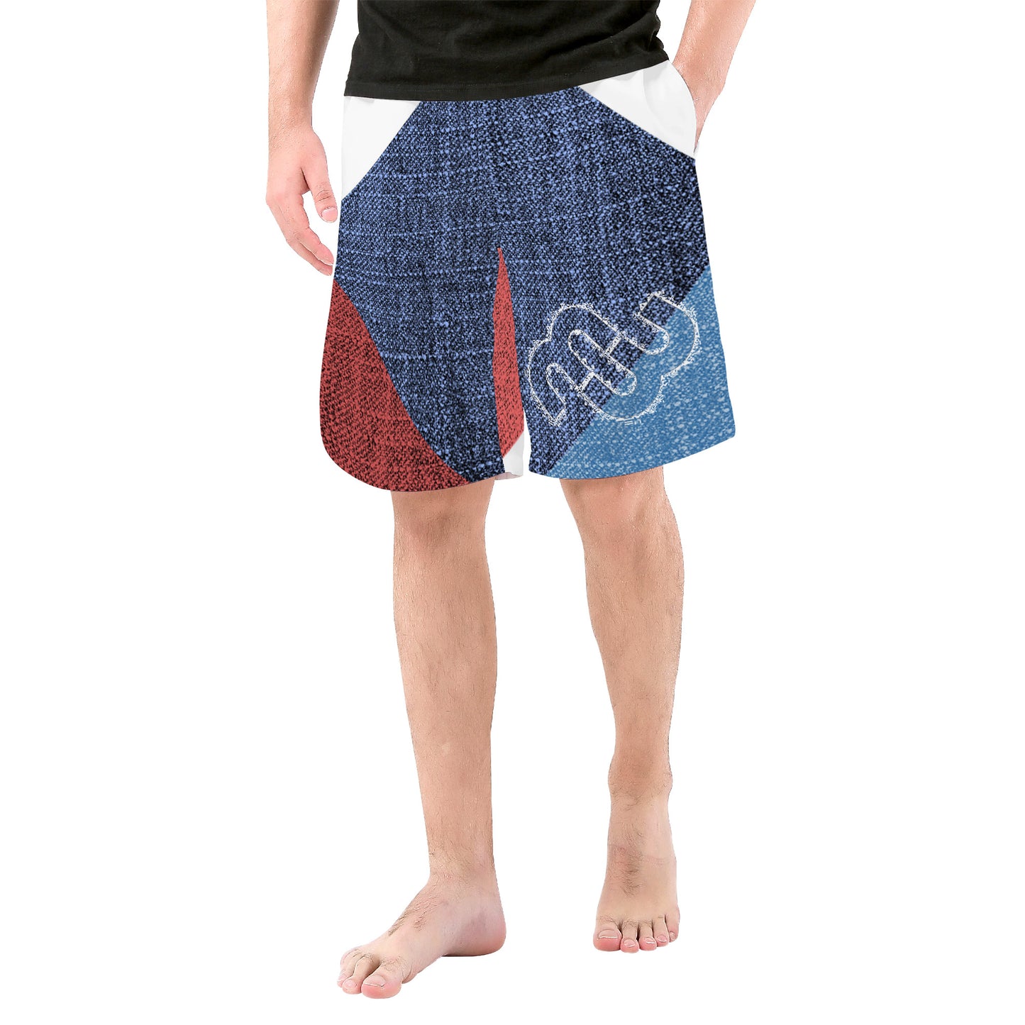 Denim Money Bushae SF_D95 Men's  Board Shorts