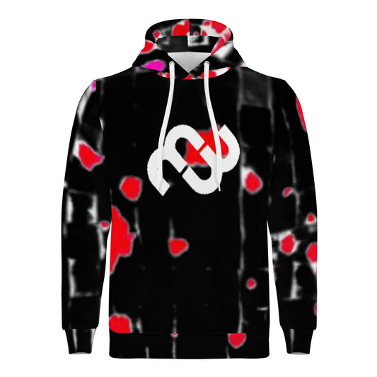 Money Bushae D55 Men's All Over Print Hoodie Blood Splats