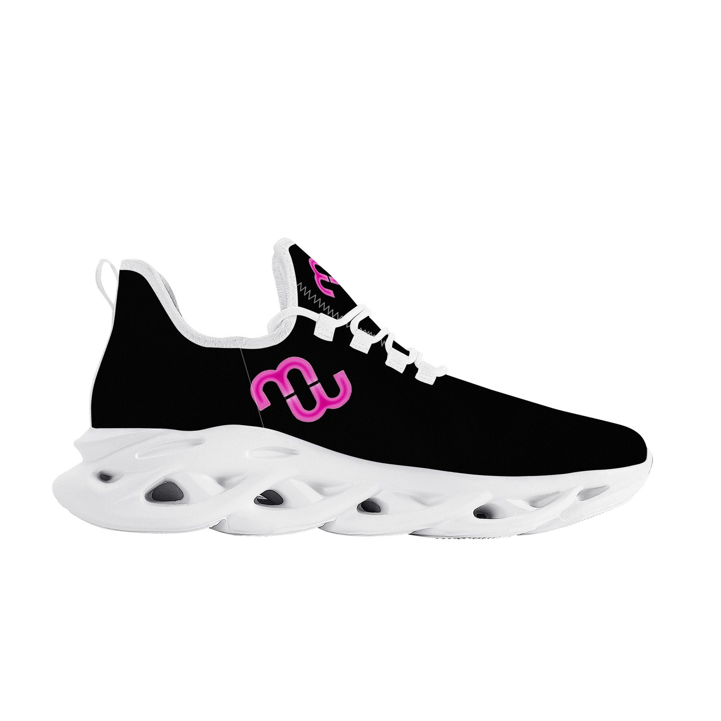 Money Bushae SF_K14 Flex Control Sneaker - Black and Pink