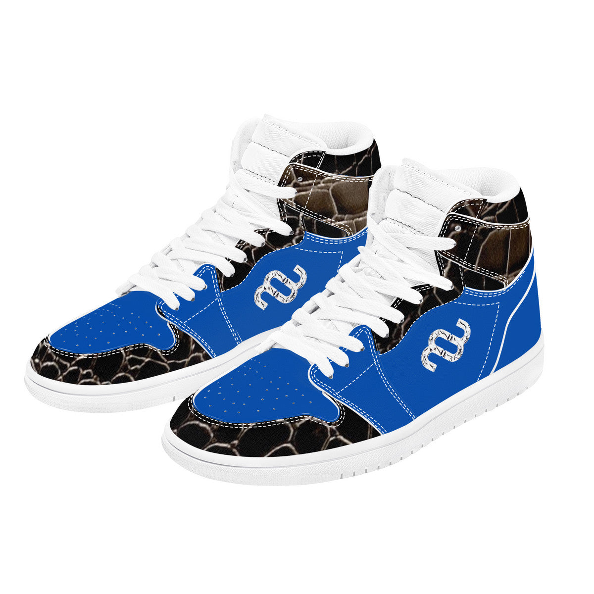 Money Bushae D17 High Top Synthetic Leather Sneaker