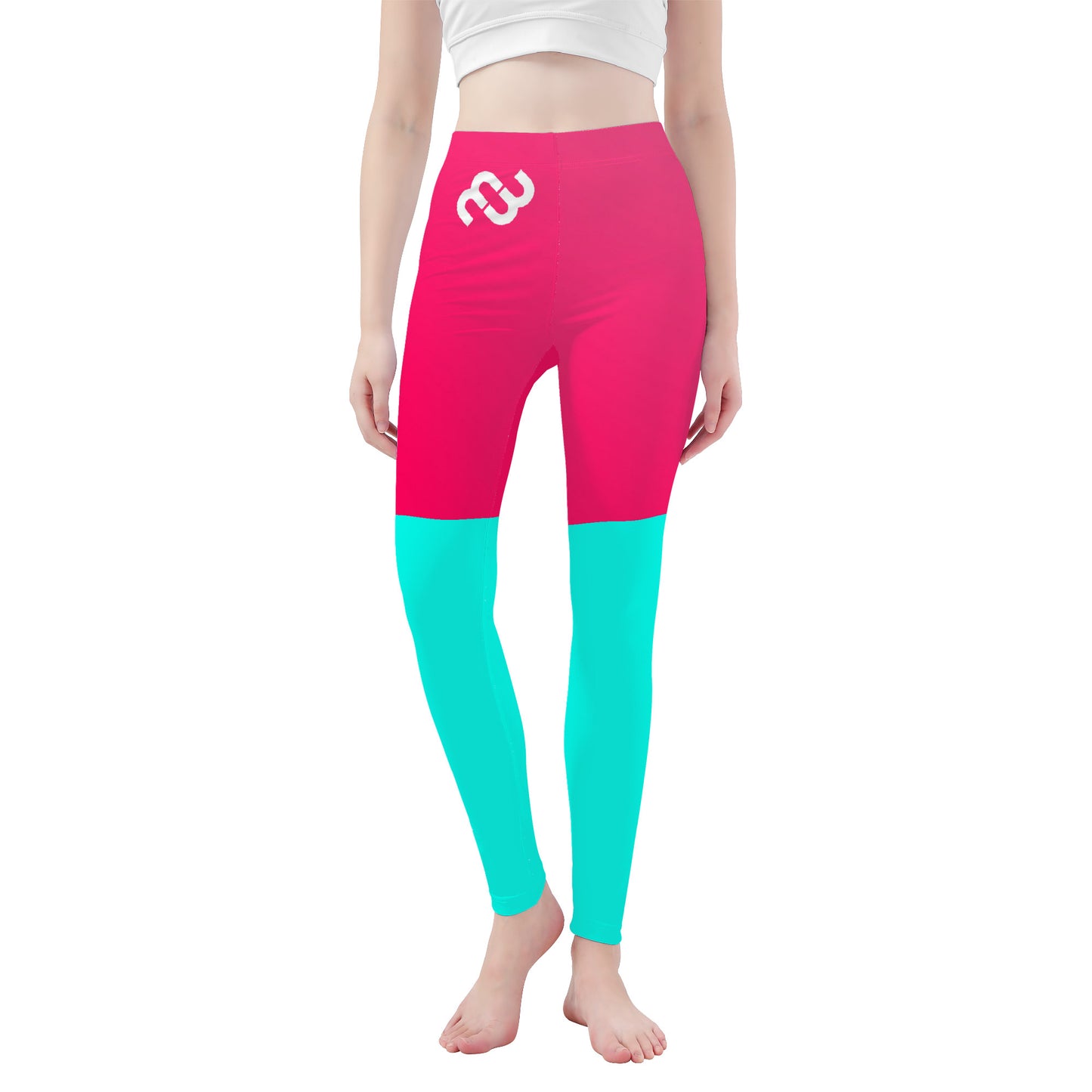 Money Bushae D48 All-Over Print Yoga Leggings