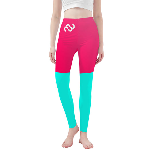 Money Bushae D48 All-Over Print Yoga Leggings