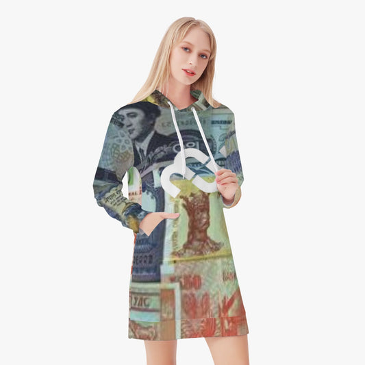 226. Women's AOP Hoodie Dress