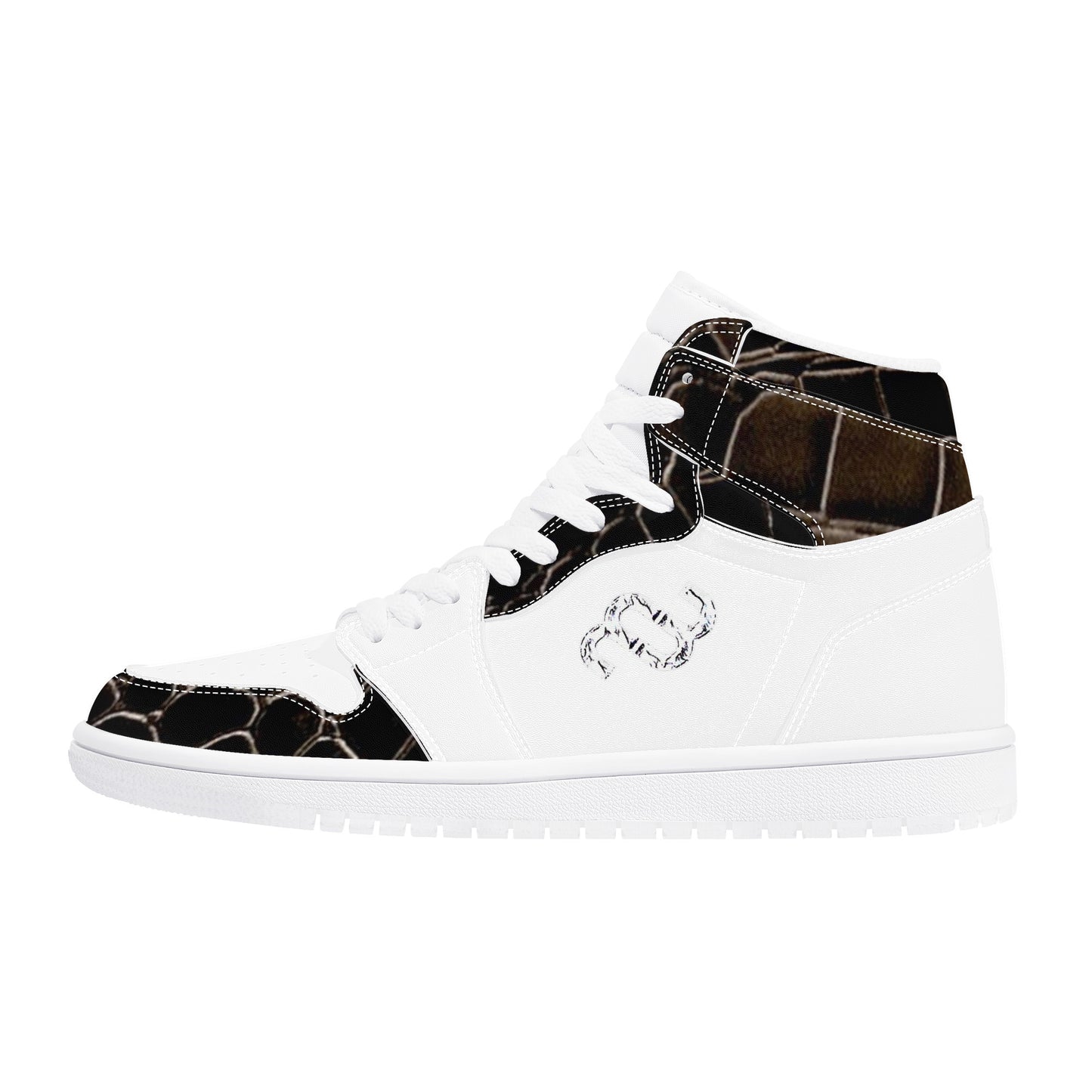 Money Bushae D17 High Top Synthetic Leather Sneaker