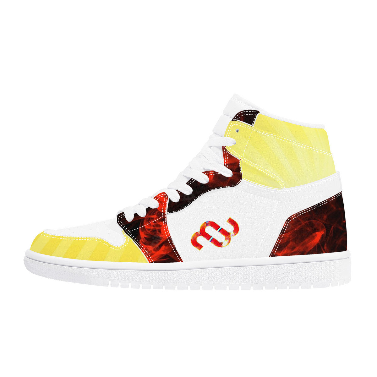 Money Bushae D17 High Top Synthetic Leather Sneaker