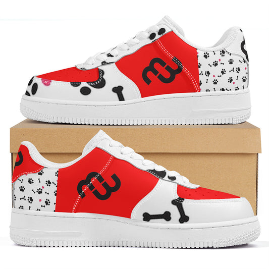 Money Bushae SF_F8 Low Top Unisex Sneaker puppy paws