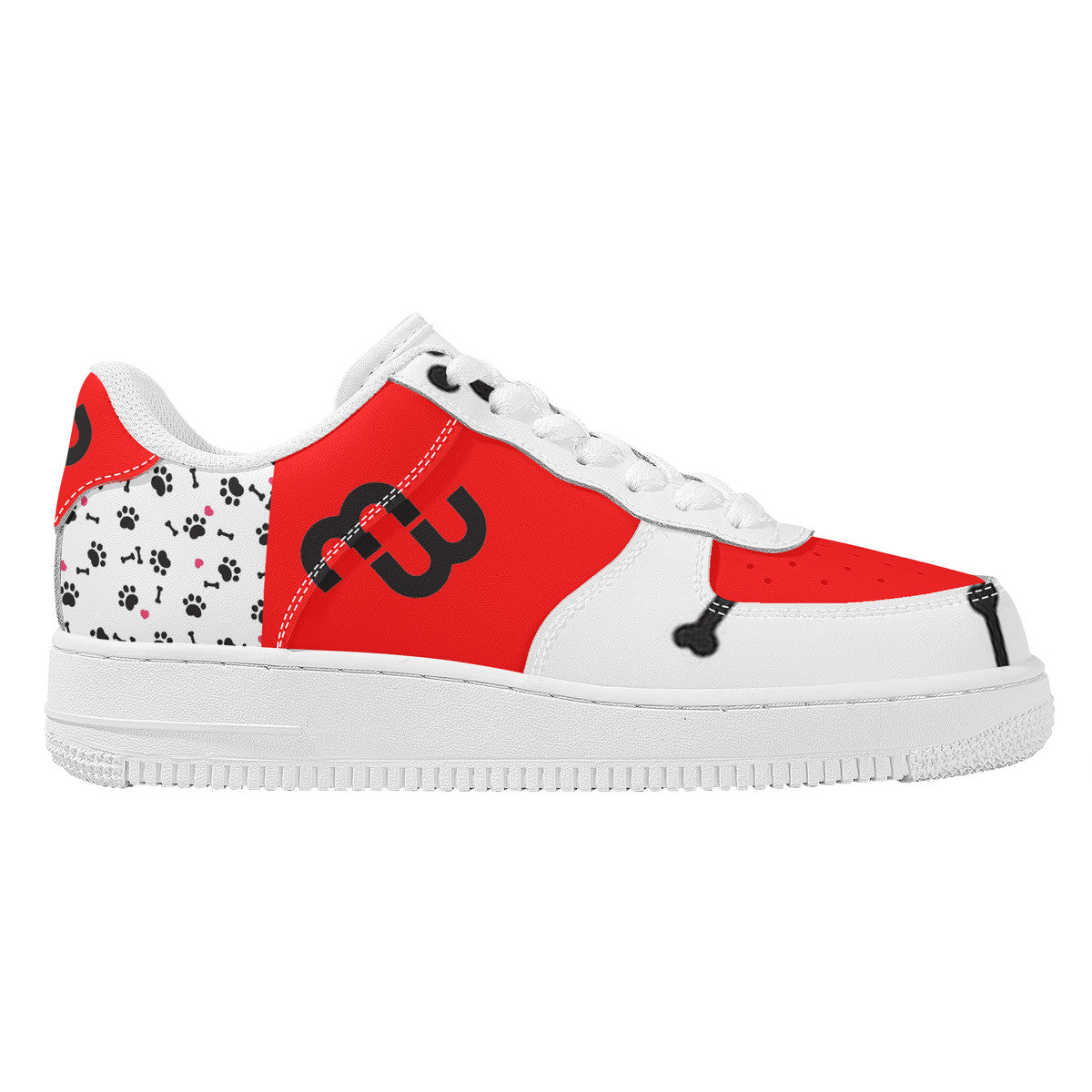 Money Bushae SF_F8 Low Top Unisex Sneaker puppy paws