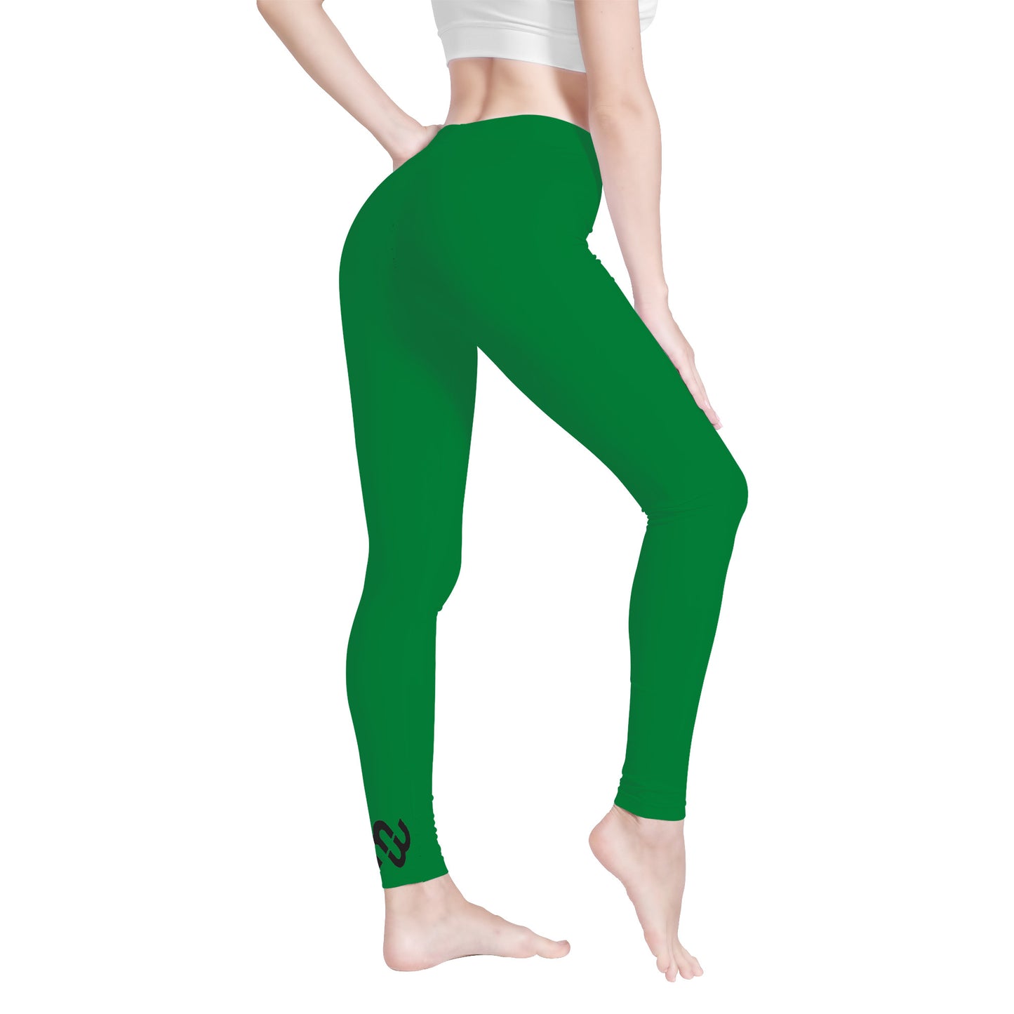 Money Bushae D48 Green Yoga Leggings