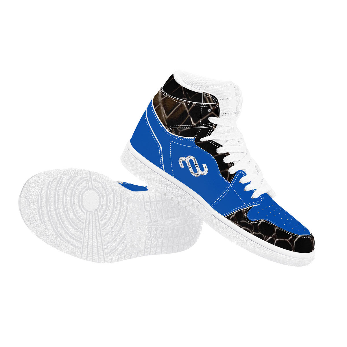 Money Bushae D17 High Top Synthetic Leather Sneaker