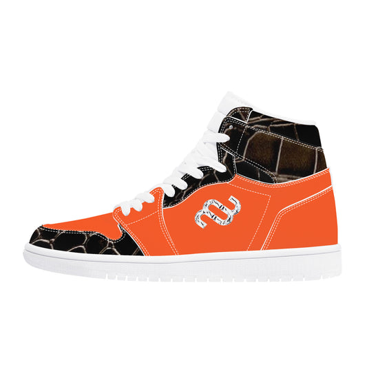 Money Bushae D17 High Top Synthetic Leather Sneaker