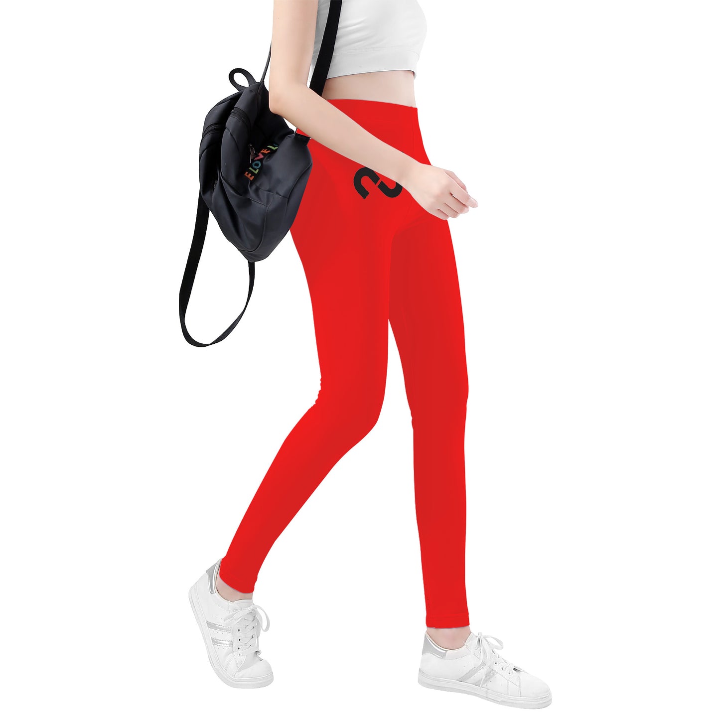 Money Bushae D48 Red Yoga Leggings