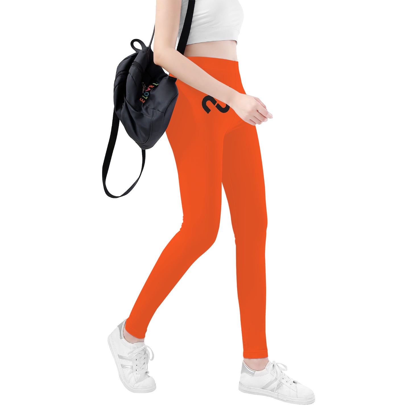 Money Bushae D48 Orange Yoga Leggings