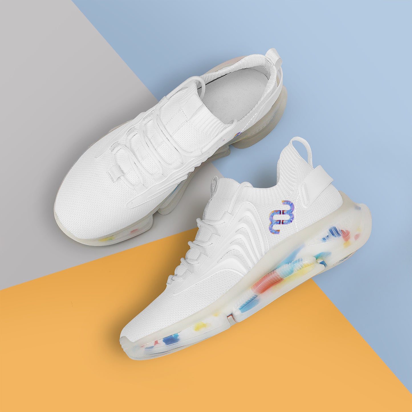 Money Bushae SF_S35 Air Max React Sneakers - White